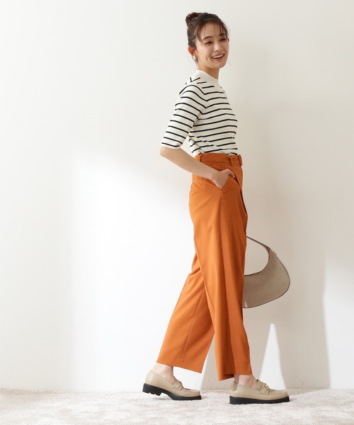 N.(N. Natural Beauty Basic)(エヌエヌナチュラルビューティーベーシック)の「【S Size Line】◆クルミベルト付ストレートパンツ(その他パンツ・レディース・ナチュラル/ブルー/オレンジ・SMALL/MEDIUM)」の15枚目の写真