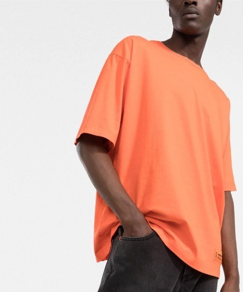 HERON PRESTON(ヘロンプレストン)の「【HERON PRESTON】SS TEE REG LOGO RECYCLED(Tシャツ/カットソー・メンズ・ブラック/オレンジ・M/L)」の11枚目の写真