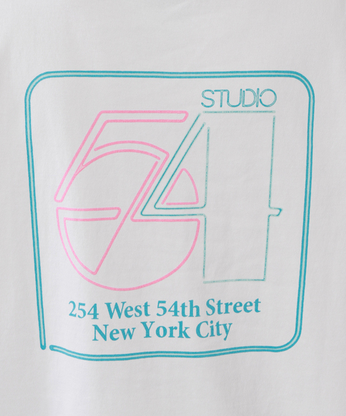 JOURNAL STANDARD（ジャーナルスタンダード）の「【STUDIO54×JOURNAL STANDARD】プリントTシャツ（Tシャツ/カットソー・メンズ・ホワイト/ライトホワイト/ブラックミックス/ホワイト×ホワイト/ブラック系その他/スミクロ・MEDIUM/LARGE）」の14枚目の写真