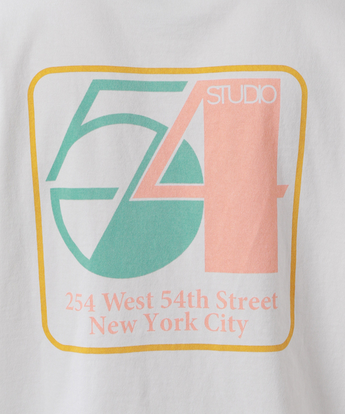 JOURNAL STANDARD（ジャーナルスタンダード）の「【STUDIO54×JOURNAL STANDARD】プリントTシャツ（Tシャツ/カットソー・メンズ・ホワイト/ライトホワイト/ブラックミックス/ホワイト×ホワイト/ブラック系その他/スミクロ・MEDIUM/LARGE）」の19枚目の写真
