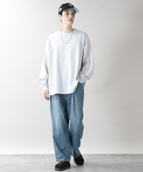 RAGEBLUE（レイジブルー）の「デニムタックバルーンパンツ（デニムパンツ・メンズ・グレー/ブルー/ネイビー・MEDIUM/LARGE）」の4枚目の写真