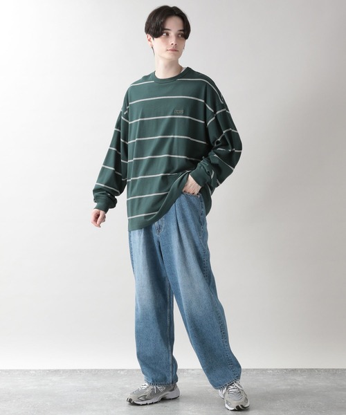 RAGEBLUE（レイジブルー）の「デニムタックバルーンパンツ（デニムパンツ・メンズ・グレー/ブルー/ネイビー・MEDIUM/LARGE）」の5枚目の写真