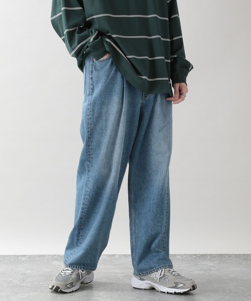 RAGEBLUE（レイジブルー）の「デニムタックバルーンパンツ（デニム