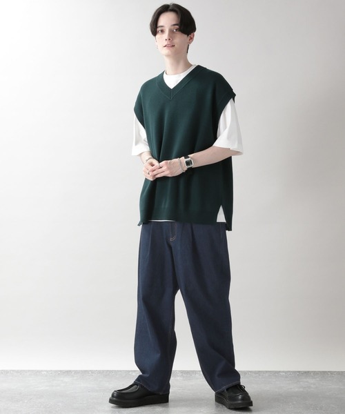 RAGEBLUE（レイジブルー）の「デニムタックバルーンパンツ（デニムパンツ・メンズ・グレー/ブルー/ネイビー・MEDIUM/LARGE）」の9枚目の写真