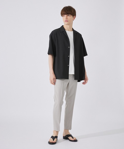UNITED TOKYO（ユナイテッドトウキョウ）の「Quick Dry リネンライクシャツ（シャツ/ブラウス・メンズ・ライトグレー/ブラック/ライトブラウン・1/2/3/5）」の11枚目の写真