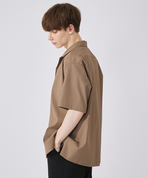 UNITED TOKYO（ユナイテッドトウキョウ）の「Quick Dry リネンライクシャツ（シャツ/ブラウス・メンズ・ライトグレー/ブラック/ライトブラウン・1/2/3/5）」の7枚目の写真