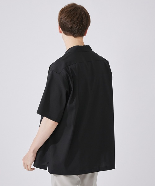 UNITED TOKYO（ユナイテッドトウキョウ）の「Quick Dry リネンライクシャツ（シャツ/ブラウス・メンズ・ライトグレー/ブラック/ライトブラウン・1/2/3/5）」の6枚目の写真