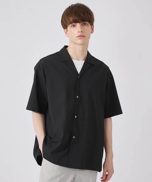 UNITED TOKYO（ユナイテッドトウキョウ）の「Quick Dry リネンライクシャツ（シャツ/ブラウス・メンズ・ライトグレー/ブラック/ライトブラウン・1/2/3/5）」の8枚目の写真