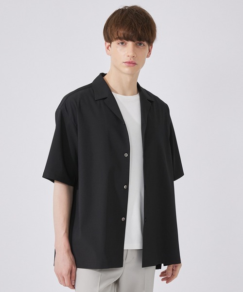 UNITED TOKYO（ユナイテッドトウキョウ）の「Quick Dry リネンライクシャツ（シャツ/ブラウス・メンズ・ライトグレー/ブラック/ライトブラウン・1/2/3/5）」の13枚目の写真