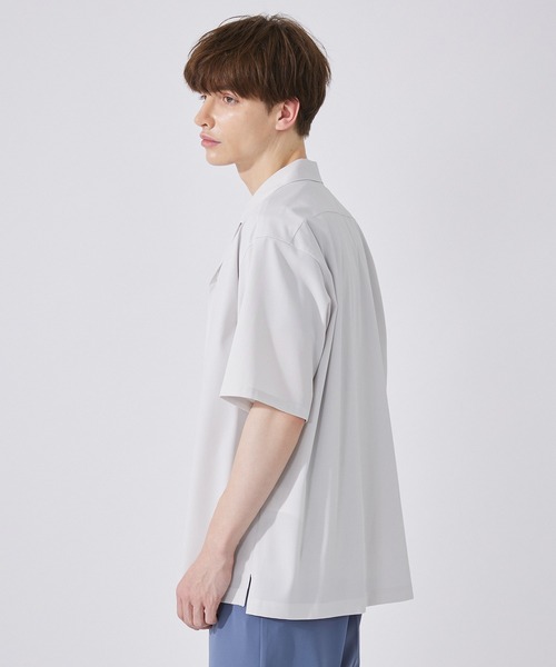 UNITED TOKYO（ユナイテッドトウキョウ）の「Quick Dry リネンライクシャツ（シャツ/ブラウス・メンズ・ライトグレー/ブラック/ライトブラウン・1/2/3/5）」の20枚目の写真