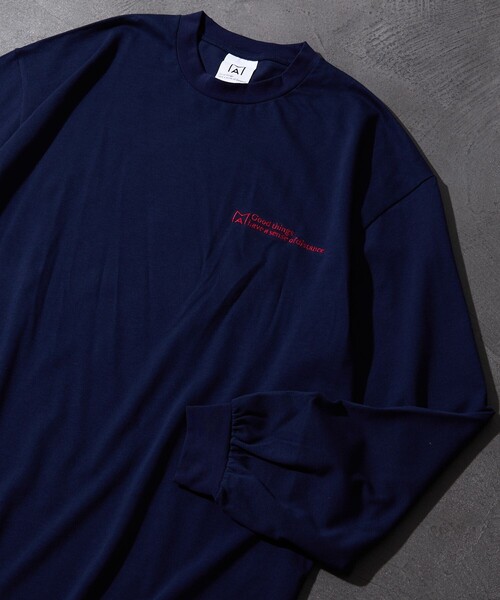 Firsthand(ファーストハンド)の「MA by Satoshi Mizutani/エムエー LOGO L/S TEE(Tシャツ/カットソー・メンズ・ホワイト/ブラック/ネイビー/グリーン/レモンイエロー・MEDIUM/LARGE)」の4枚目の写真