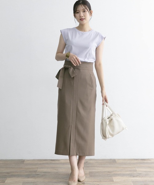 URBAN RESEARCH ROSSO(アーバンリサーチロッソ)の「フレンチTシャツ(Tシャツ/カットソー・レディース・チャコールグレー/ブラック/オフホワイト/ラベンダー・FREE)」の20枚目の写真