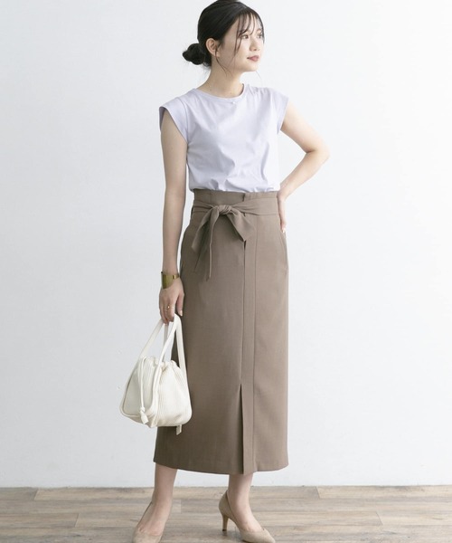 URBAN RESEARCH ROSSO(アーバンリサーチロッソ)の「フレンチTシャツ(Tシャツ/カットソー・レディース・チャコールグレー/ブラック/オフホワイト/ラベンダー・FREE)」の21枚目の写真