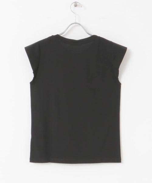URBAN RESEARCH ROSSO(アーバンリサーチロッソ)の「フレンチTシャツ(Tシャツ/カットソー・レディース・チャコールグレー/ブラック/オフホワイト/ラベンダー・FREE)」の9枚目の写真