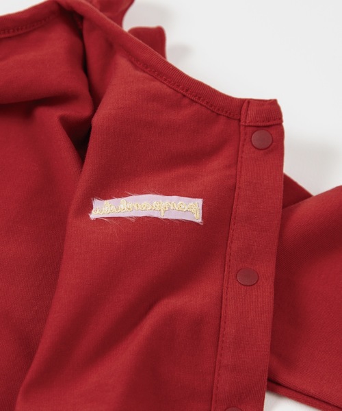 panpantutu（パンパンチュチュ）の「UVcutフリルカーディガン（カーディガン/ボレロ・キッズ・レッド/スモークピンク・90cm/110cm/100cm/120cm/130cm/80ｃｍ）」の20枚目の写真