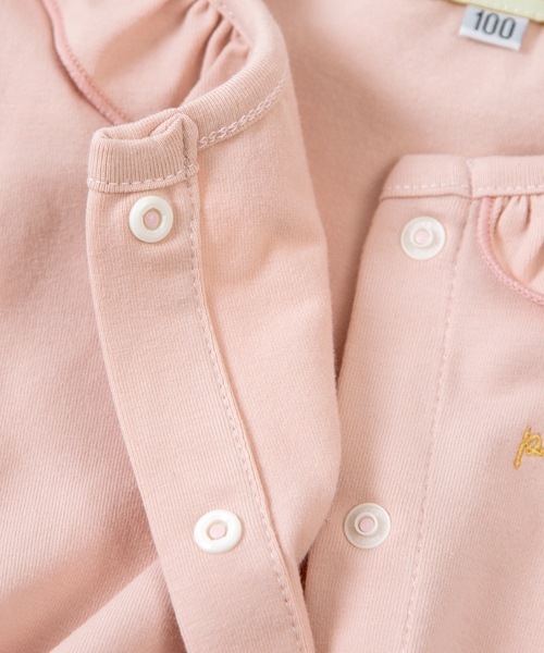 panpantutu（パンパンチュチュ）の「UVcutフリルカーディガン（カーディガン/ボレロ・キッズ・レッド/スモークピンク・90cm/110cm/100cm/120cm/130cm/80ｃｍ）」の11枚目の写真