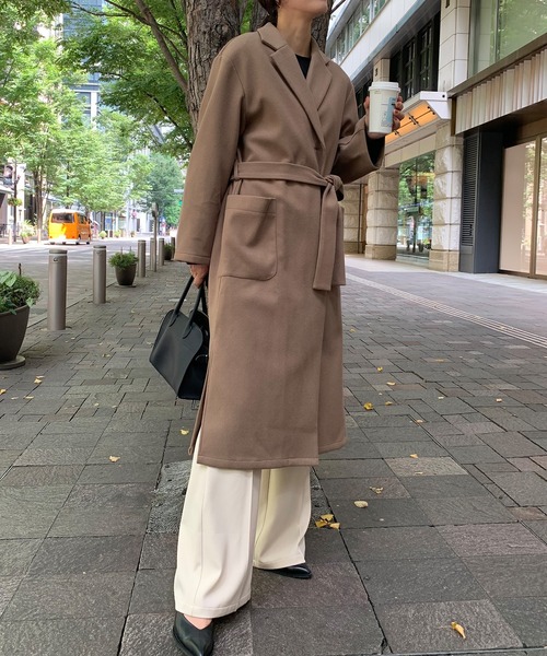 JUNOAH（ジュノア）の「ロングガウンスリットコート（その他アウター