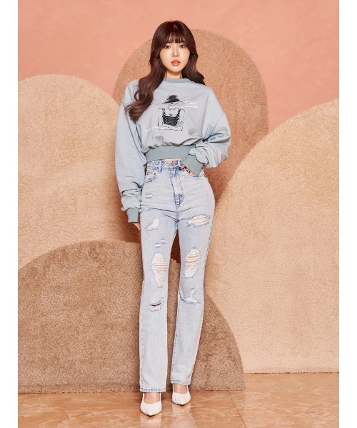 レディグラフィックスウェットトップス（スウェット）｜Darich