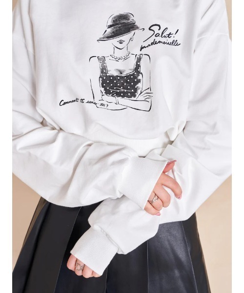 セール】レディグラフィックスウェットトップス（スウェット）｜Darich