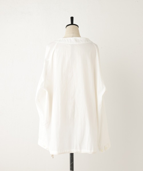 BEARDSLEY（ビアズリー）の「《FRIPIER/フリピエ》ボートプルシャツ（シャツ/ブラウス・レディース・サックスブルー/ホワイト・FREE）」の15枚目の写真