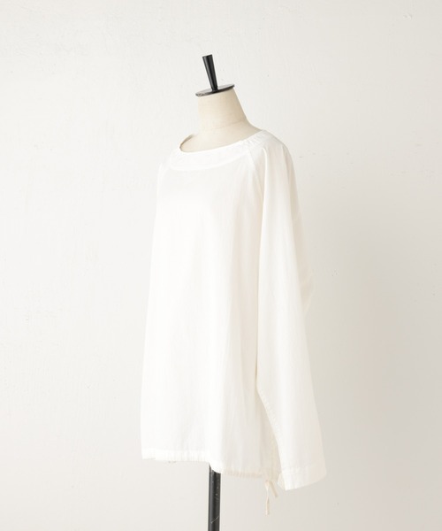 BEARDSLEY（ビアズリー）の「《FRIPIER/フリピエ》ボートプルシャツ（シャツ/ブラウス・レディース・サックスブルー/ホワイト・FREE）」の17枚目の写真