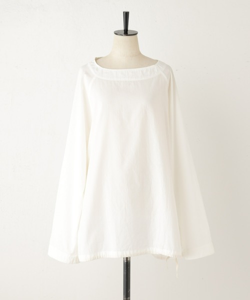 BEARDSLEY（ビアズリー）の「《FRIPIER/フリピエ》ボートプルシャツ（シャツ/ブラウス・レディース・サックスブルー/ホワイト・FREE）」の22枚目の写真