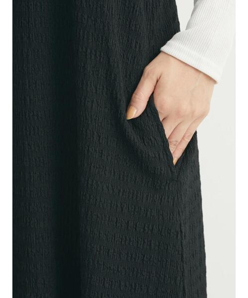 Green　Parks（グリーンパークス）の「細ひもキャミワンピース（ジャンパースカート・レディース・ブラック/ベージュ・FREE）」の13枚目の写真