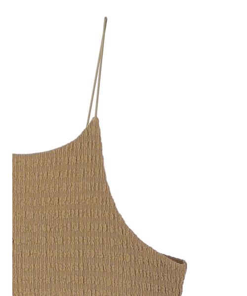 Green　Parks（グリーンパークス）の「細ひもキャミワンピース（ジャンパースカート・レディース・ブラック/ベージュ・FREE）」の21枚目の写真