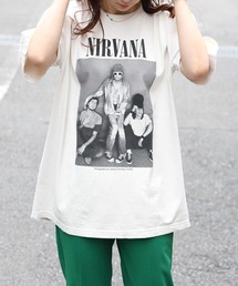 GOOD ROCK SPEED(グッドロックスピード)ヴィンテージ加工バンド半袖Tシャツ