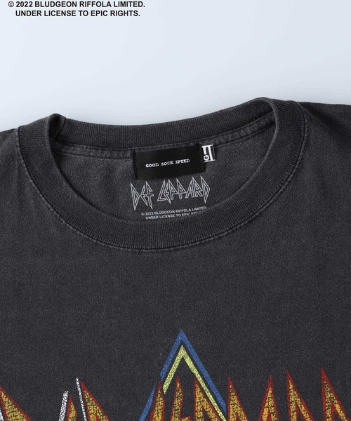 Right-on（ライトオン）の「ヴィンテージ加工バンドＴ（Tシャツ/カットソー・メンズ・ブラック×イエロー/ブラック×ブルー/ホワイト/ブラック/ダークグリーン/オフホワイト/イエロー/ブラック×ホワイト/ブラック×レッド・S/M/L/XL）」の15枚目の写真