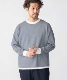 SHIPS | SHIPS: 〈ウォッシャブル〉12GG テックウール クルーネック プルオーバー ニット(ニット/セーター)