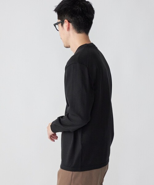 SHIPS（シップス）の「SHIPS: 〈ウォッシャブル〉12GG テックウール クルーネック プルオーバー ニット（ニット/セーター・メンズ・ブラック/ホワイト/グリーン/オレンジ/チャコールグレー/ダークブルー・LARGE/MEDIUM/SMALL/X-LARGE）」の20枚目の写真