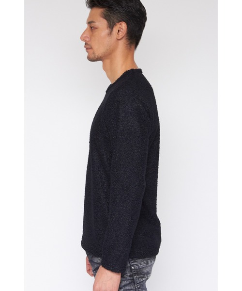 TORNADO MART（トルネードマート）の「TORNADO MART∴ループスノウジャージークルーネックカットソー（Tシャツ/カットソー・メンズ・ブラック/ネイビー/ワイン・LL/M/L）」の14枚目の写真