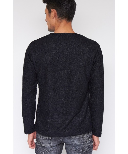 TORNADO MART（トルネードマート）の「TORNADO MART∴ループスノウジャージークルーネックカットソー（Tシャツ/カットソー・メンズ・ブラック/ネイビー/ワイン・LL/M/L）」の15枚目の写真