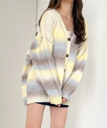 グラデーションニットカーディガン  168661