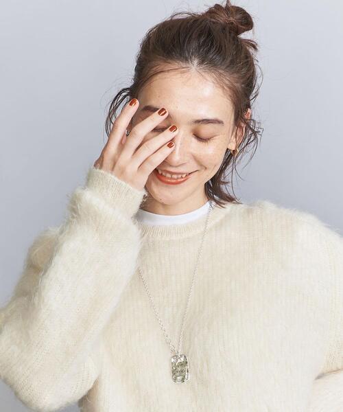 Soierie(ソワリー)の「<Soierie>Mud wall ID ネックレス(ネックレス・レディース・シルバー・FREE)」の1枚目の写真