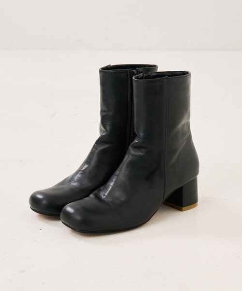 FREAK'S STORE(フリークスストア)の「ROVERETO/ロベレート スクエアトゥショートブーツ(ブーツ・レディース・ブラック/ベージュ・36/37/38)」の13枚目の写真