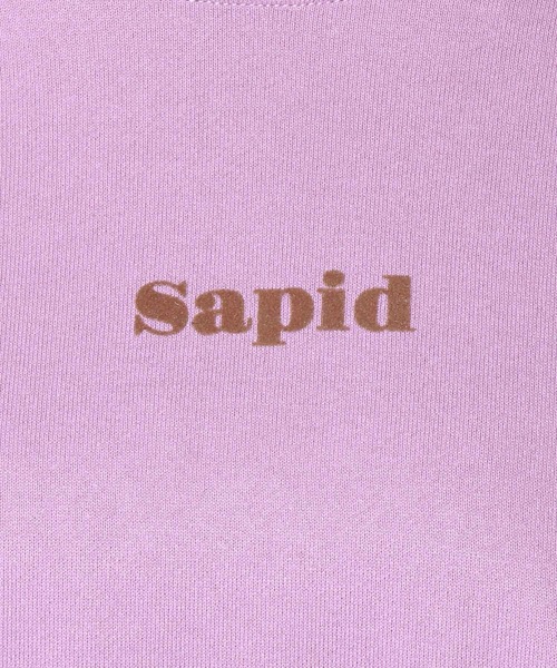 repipi armario(レピピ アルマリオ)の「チビロゴフロッキースウェット(スウェット・キッズ・ブラック/ナチュラル/モカ/パープル・SMALL/MEDIUM/LARGE)」の8枚目の写真