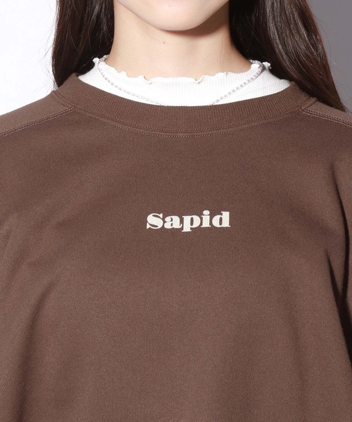 repipi armario(レピピ アルマリオ)の「チビロゴフロッキースウェット(スウェット・キッズ・ブラック/ナチュラル/モカ/パープル・SMALL/MEDIUM/LARGE)」の19枚目の写真