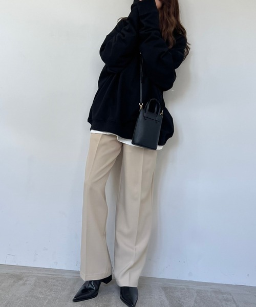 ACYM（アシーム）の「Boy friend sweat（スウェット・レディース・ブラック/ピンク/アイボリー・FREE）」の4枚目の写真