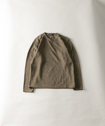 BARCEDOS（バルセドス）の「ニットフリース 裏起毛 クルーネック ロングTシャツ（Tシャツ/カットソー・メンズ）」