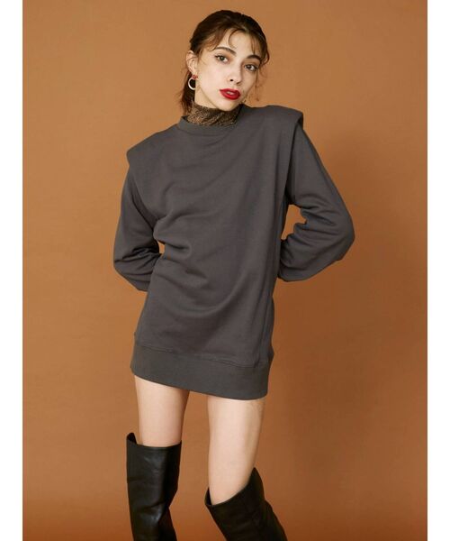 EVRIS（エヴリス）の「ラメタートルネックプルオーバー（Tシャツ/カットソー・レディース・ブラウン/ブラック/アイボリー・FREE）」の7枚目の写真