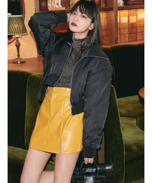 EVRIS（エヴリス）の「ラメタートルネックプルオーバー（Tシャツ/カットソー・レディース・ブラウン/ブラック/アイボリー・FREE）」の10枚目の写真