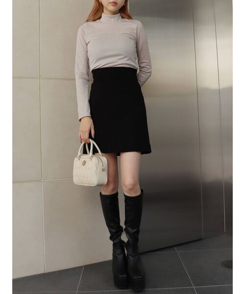 EVRIS（エヴリス）の「ラメタートルネックプルオーバー（Tシャツ/カットソー・レディース・ブラウン/ブラック/アイボリー・FREE）」の21枚目の写真