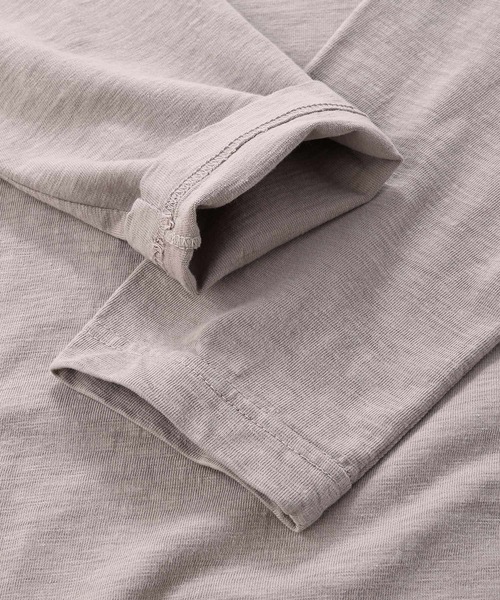 45R（フォーティファイブアール）の「度詰天竺の908ヨックネックTシャツ（Tシャツ/カットソー・レディース・ホワイト/ブラック・SMALL/MEDIUM）」の6枚目の写真