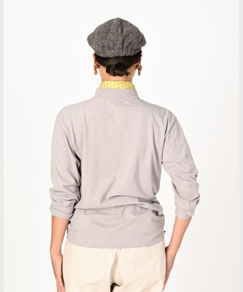 45R（フォーティファイブアール）の「度詰天竺の908ヨックネックTシャツ（Tシャツ/カットソー・レディース・ホワイト/ブラック・SMALL/MEDIUM）」の10枚目の写真