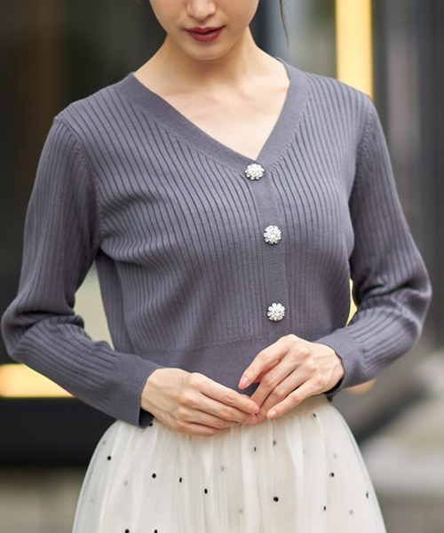tocco closet（トッコ クローゼット）の「フラワービジュー付き