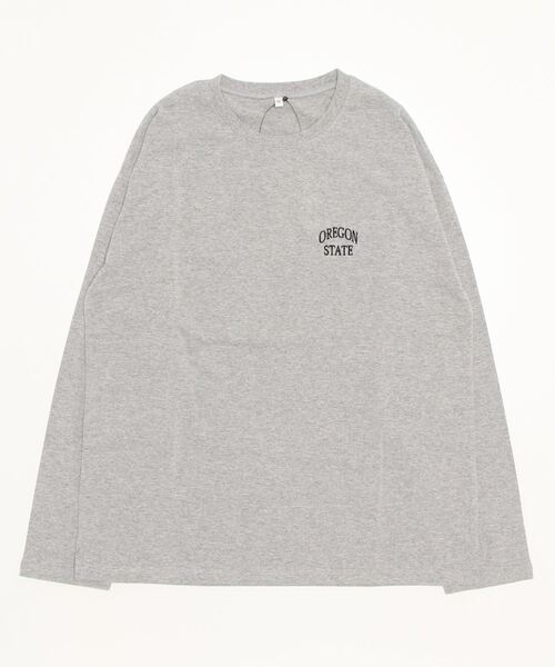 coca(coca)(コカ)の「アソートプリントロンTee(Tシャツ/カットソー・レディース・グレー/チャコール/ワイン/ホワイト・M/L)」の18枚目の写真