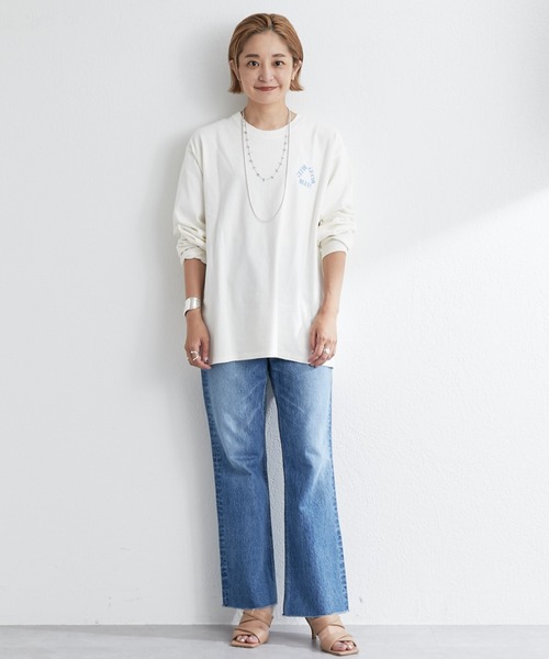 SHENERY（シーナリー）の「BLUE!BLUE!BLUE!Tee（Tシャツ/カットソー・レディース・オフホワイト・FREE）」の12枚目の写真