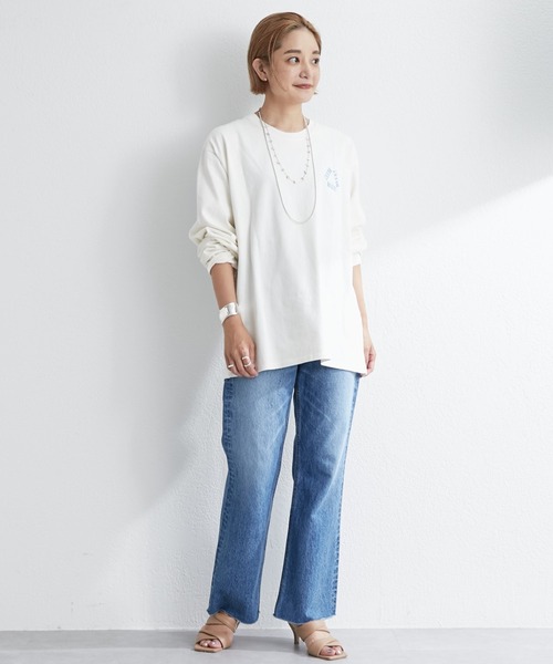 SHENERY（シーナリー）の「BLUE!BLUE!BLUE!Tee（Tシャツ/カットソー・レディース・オフホワイト・FREE）」の13枚目の写真